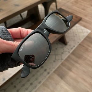 Ray Ban Justin Black Matte Sunglasses